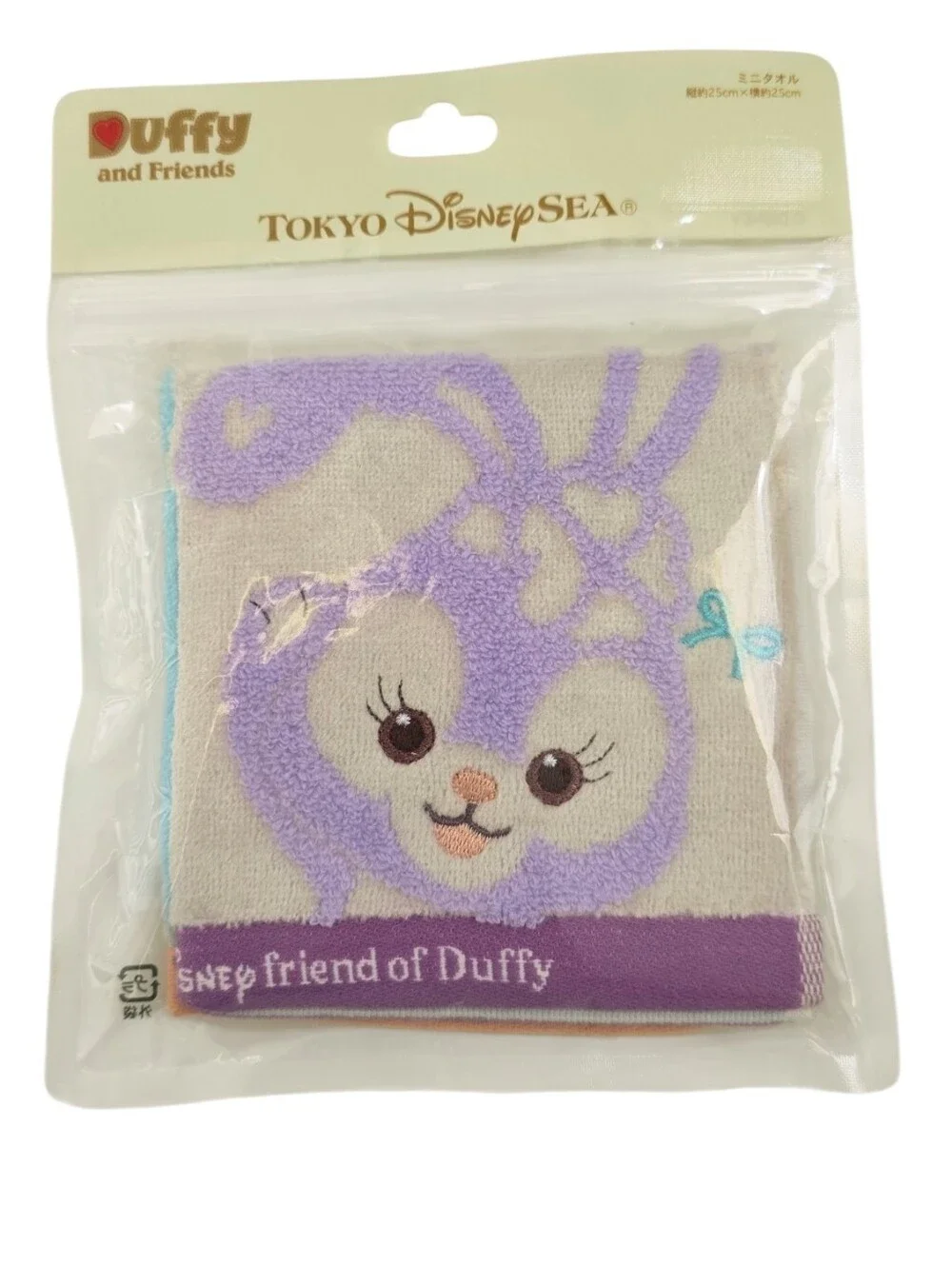 Tokyo DisneySea StellaLou Duffy & Friends Mini Towel 25cm Japan NWT